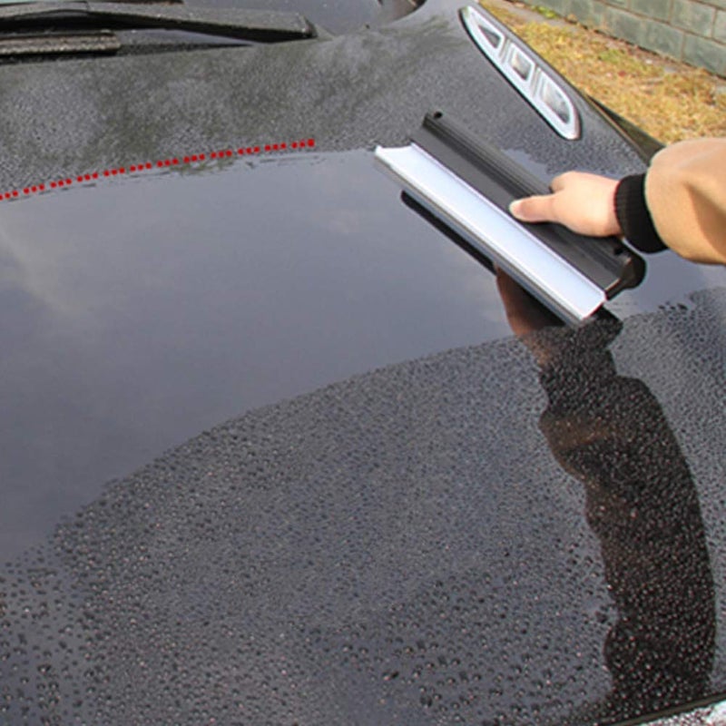 EatingBiting 10.5" Professional Automotive Squeegee Silicone Water Blade Car & Home Use Quick Dry Window Shower Glass Squeegee Dual Silicon Blades, T-bar Cleaning Water Squeegee Blades for Cars, Truck - Image 4